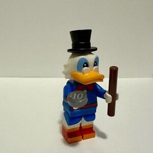 Lego Blue and White Bird with Top Hat